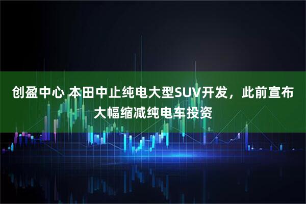 创盈中心 本田中止纯电大型SUV开发，此前宣布大幅缩减纯电车投资